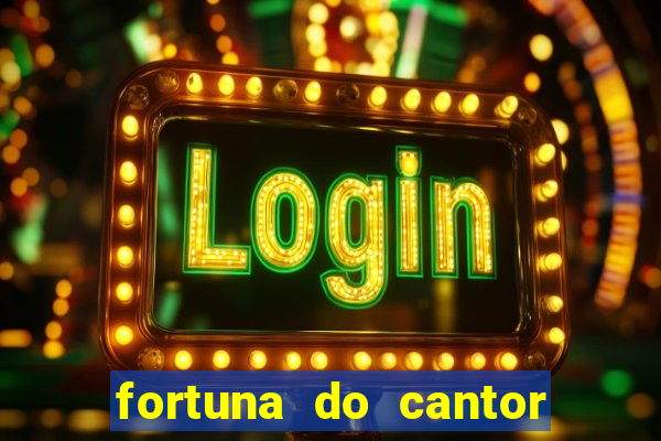 fortuna do cantor sorocaba 2023